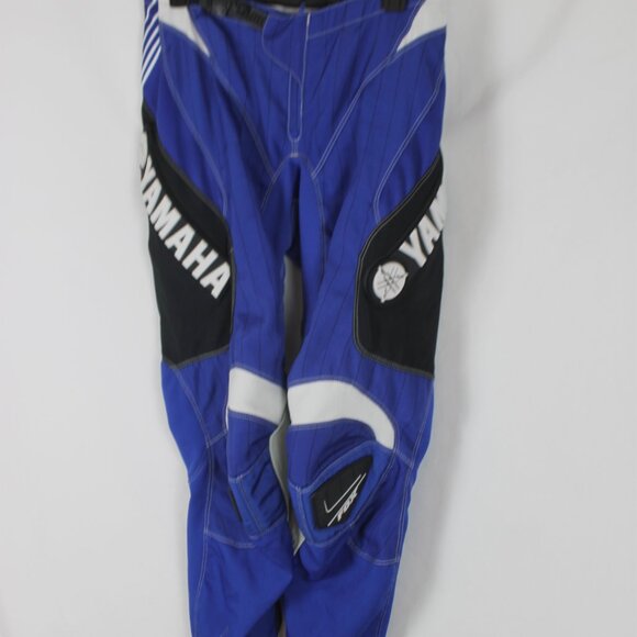 FOX YAMAHA Graphic 180 Blue Motorcycle Racing Pants Size 30 RN# 97275 Motorcross - Picture 4 of 15